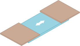 Begehbare Poolabdeckung mit 2 Modulen